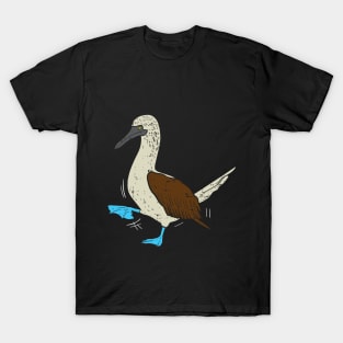 Dancing Blue Foot Boobie Bird T-Shirt